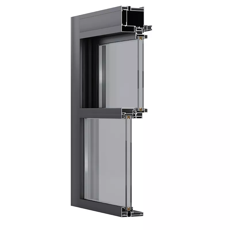 Aluminiozko aluminio bikoitzeko leiho elektrikoa